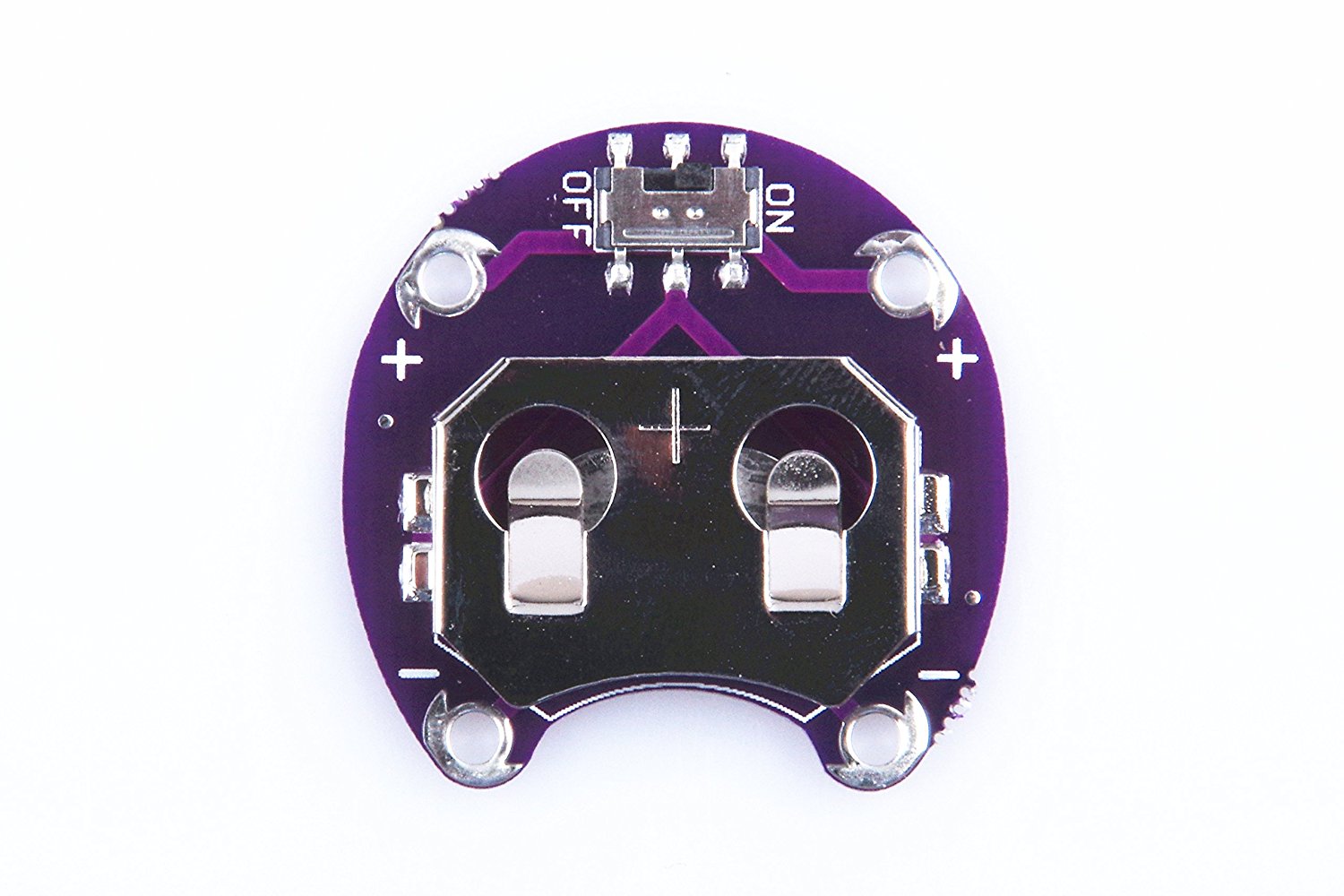 LilyPad Coin Cell Battery Holder CR2032